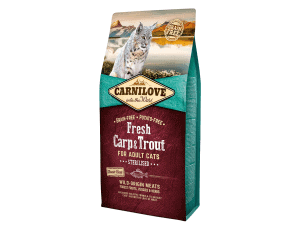 CARNILOVE Fresh Carp Trout Sterilised for Adult Cat Sterilised