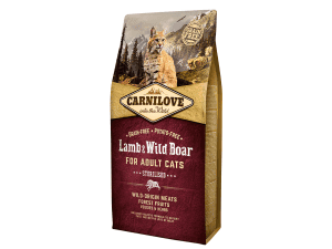 CARNILOVE Lamb Wild Boar Adult Cat Sterilised