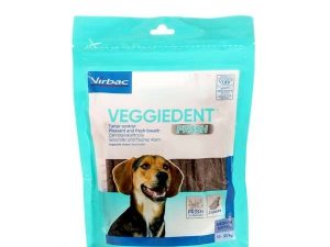 Virbac VeggieDent Fresh kramtukai dantų priežiūrai 10-30 kg