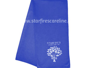 Didelis mėlynas mikropluošto rankšluostis Starfire's