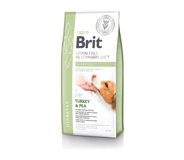 Brit GF Veterinary Diets Dog Diabetes sausas maistas šunims