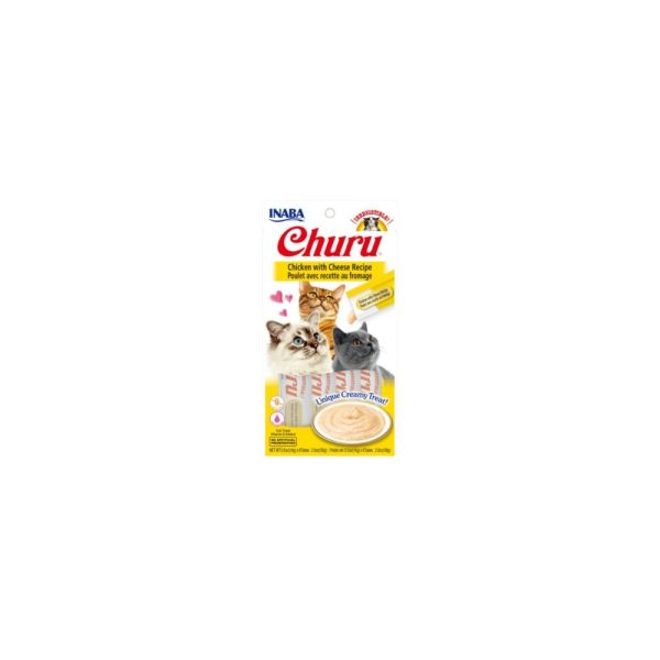 Churu skanėstas katėms Chicken Cheese 56g
