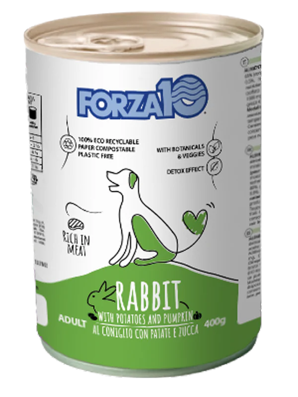 Forza10 Rabbit konservai šunims su triušiena 400 g x 6 vnt Forza10 Rabbit konservai šunims su triušiena 400 g x 6 vnt