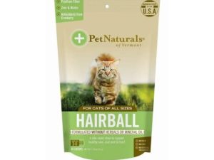 Pet Naturals Hairball, nuo sąvėlų katėms, papildai katėms