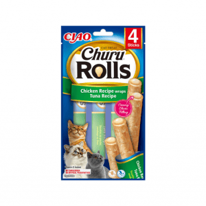 Churu Cat Rolls Chicken Tuna, skaniukai, churu