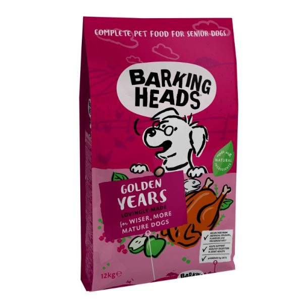 BARKING HEADS Golden Years senjorams 12 kg
