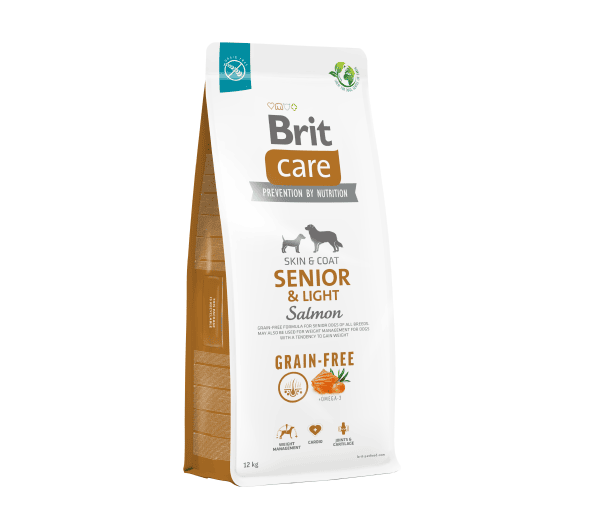 Brit Care Grain-free Senior&Light Salmon 12 kg