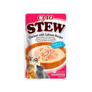 Ciao Cat konservas Chicken Stew with Salmon 40g