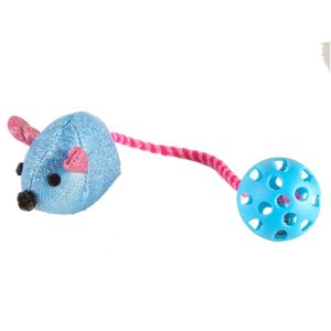 Mouse ball žaislas katėms su katžole 21cm