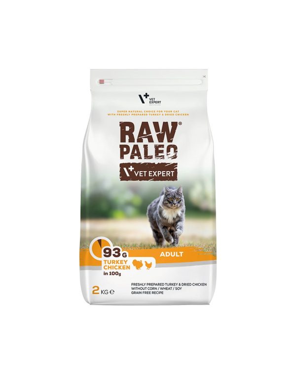 Raw Paleo Adult Cat Turkey&Chicken