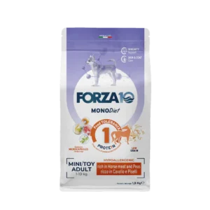 Forza10 mini DIET su arkliena ir žirneliais