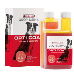 Papildas šunims Opti Coat ir Omega 3 Ir Beta Karotinas 250ml