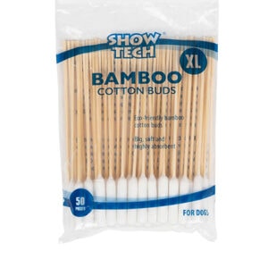 Show Tech bambukinės lazdelės ausims valyti XL 50 vnt