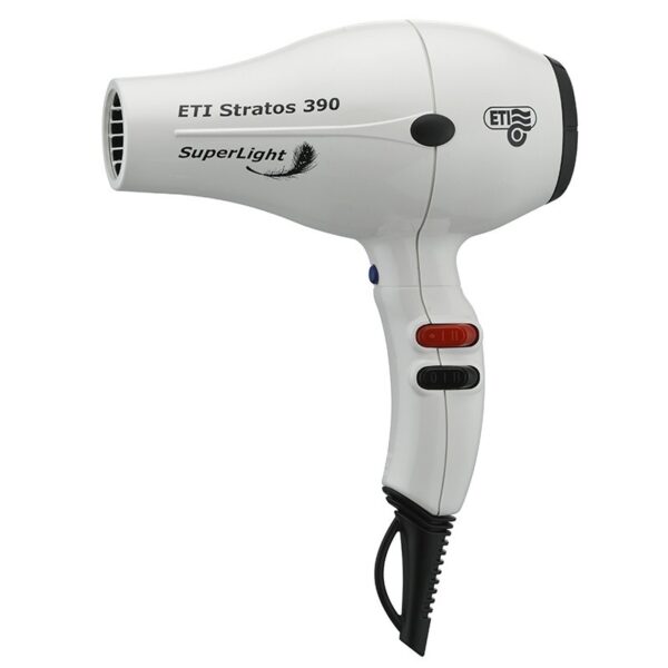 Profesionalus plaukų džiovintuvas ETI Stratos 390 SuperLight White