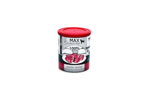 MAX DELUXE konservai jautienos raumenys su kremzlėmis 800 g
