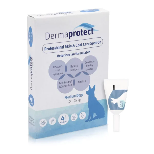 Solano DERMAPROTECT odos priežiūrai lašiukai šunims N4