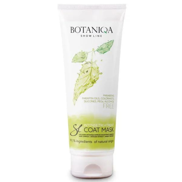 Botaniqa Intense Treatment Coat Mask kailį dėkinanti kaukė šunims 250 ml