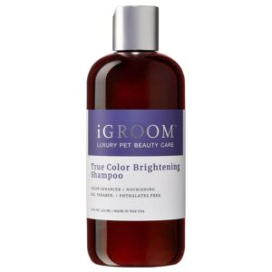 iGroom True Color Brightening šampūnas baltam kailiui 473 ml