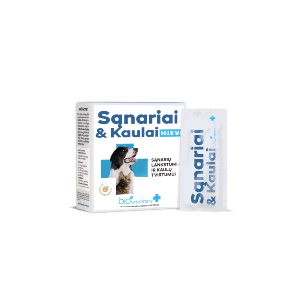 bioveterinary sanariai kaulai maisto papildas augintiniams n28