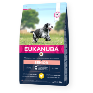 Eukanuba Senior virš 10 m Medium Breed 15 kg