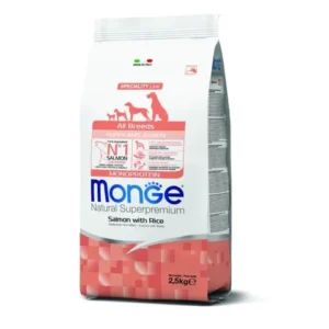 Monge All Breeds Puppy Salmon rice 2,5 kg