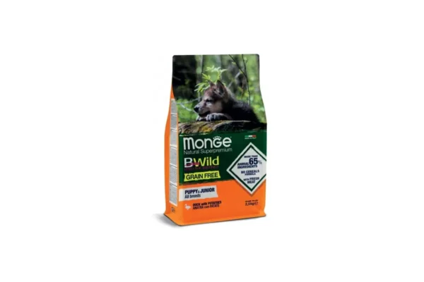 Monge puppy junior GRAIN FREE Duck & potatoes 2,5kg