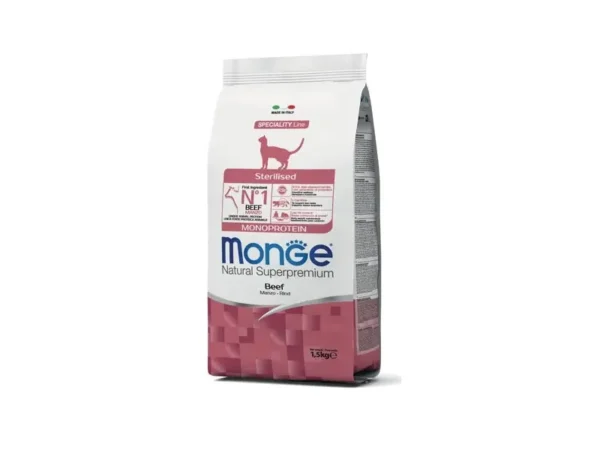 Monge Dry Cat Adult Sterilized Beef monoprotein 1,5 kg