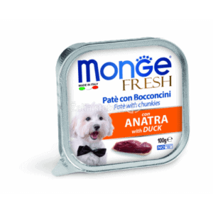 Monge Fresh paštetas šunims su antienos gabalėliais 100g