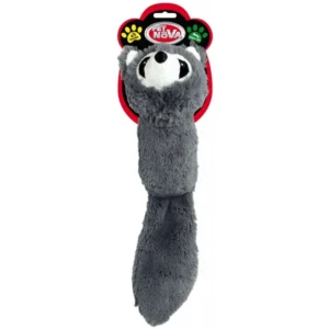 PET NOVA Pilkas Meškėnas Žaislas Šuniui 41cm