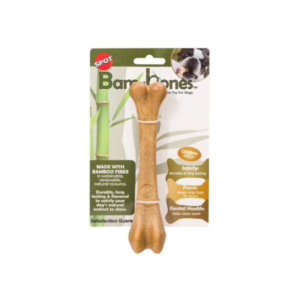 GimDog Bam-Bones bambukinis kaulas vištienos skonio 14,6cm