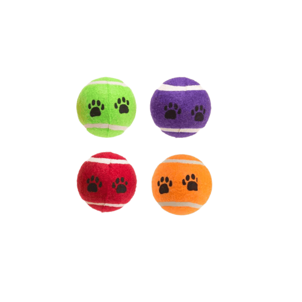 GIMDOG žaislas šunims teniso kamuoliukų rinkinys 4vnt x 6,4cm