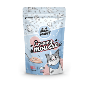 Mr Bandit Creamy Mousse skanėstai katėms su lašiša 60g