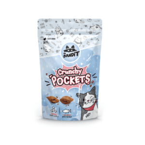 Mr Bandit Crunchy Pockets skanėstai katėms su lašiša 40g