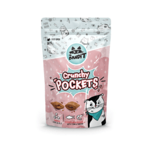 Mr Bandit Crunchy Pockets skanėstai katėms su tunu ir krevetėmis 40g