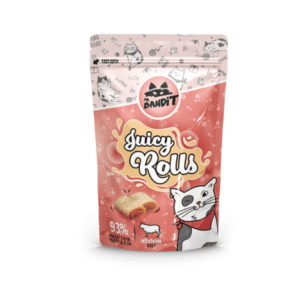 Mr Bandit Juicy Rolls skanėstai katėms su jautiena 40g