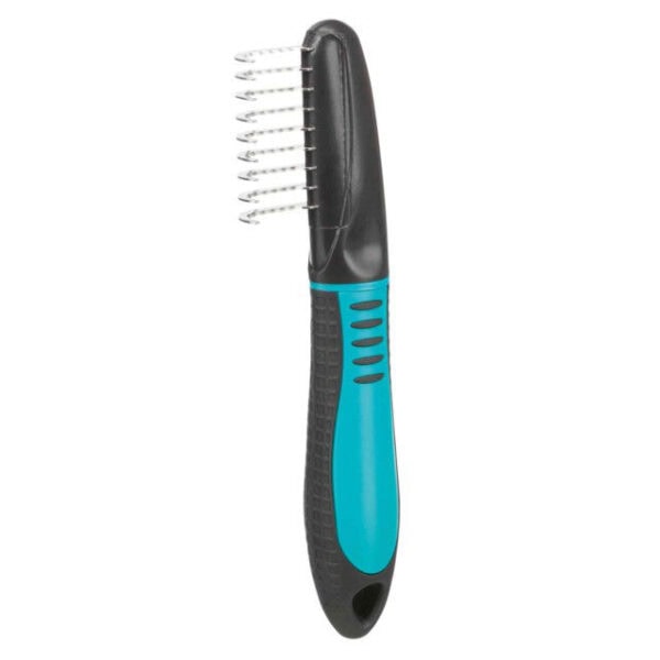 0002167 trixie sukos susivelusiam kailiui plastm metal 18 cm