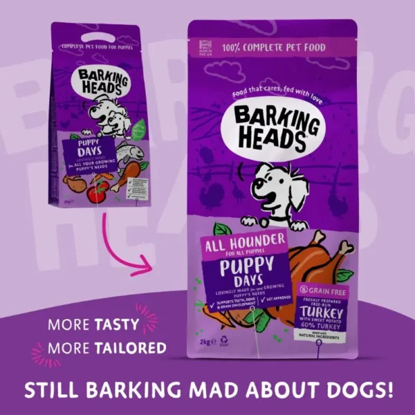 BARKING HEADS Bowl Lickin Goodness pašaras šunim su ėriena 12kg