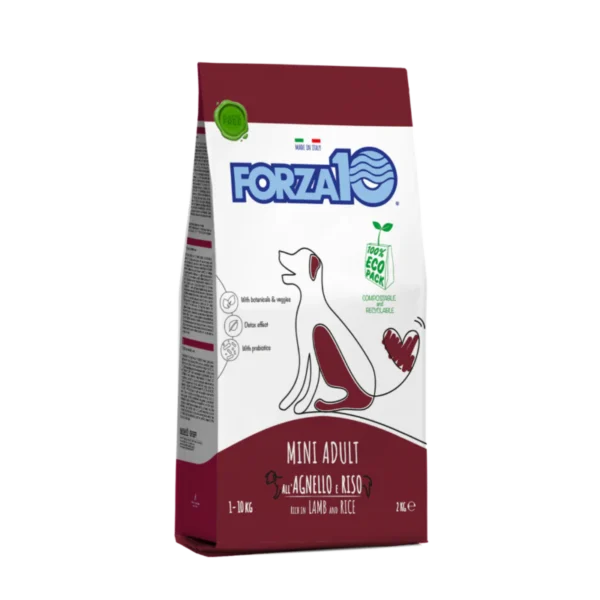 Forza10 Mini Adult su ėriena ir ryžiais 2 kg