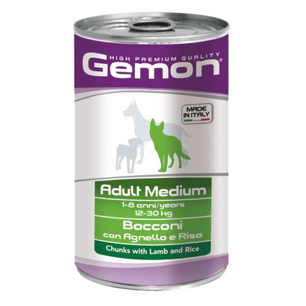0000294 gemon medium adult konservuotas pasaras su eriena ir ryziais 1250g