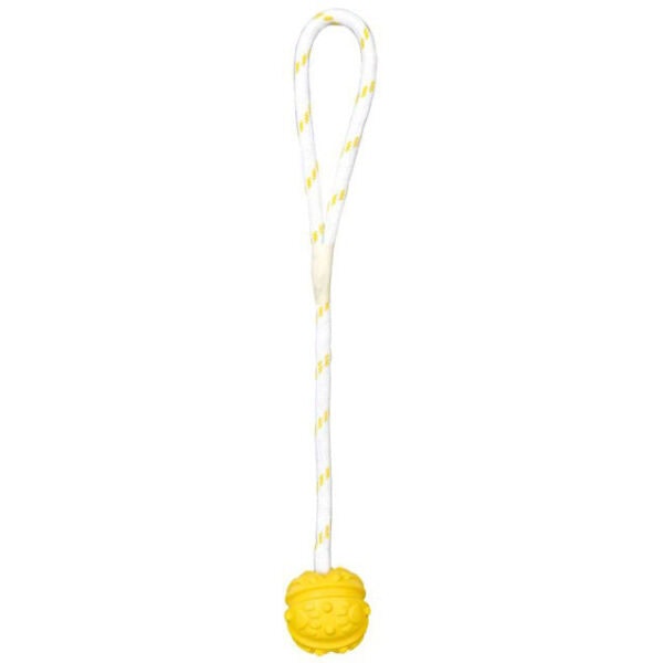 0002091 18 33481 trixie aqua toy kamuolys su virve pluduriuojantis naturali guma 45 35 cm pak3