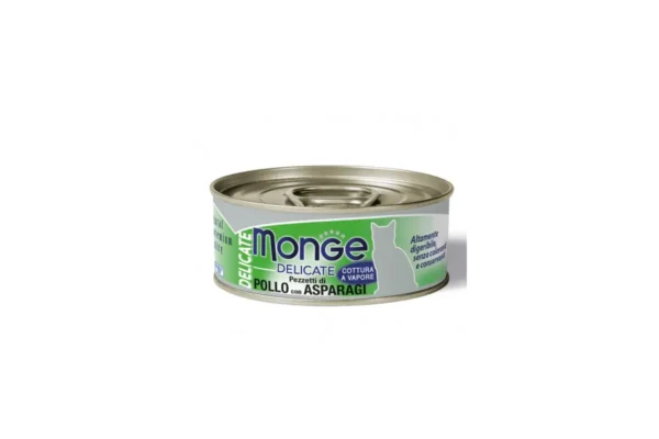 0003407 m07320 monge delicate wet cat chicken with asparagus 80 g