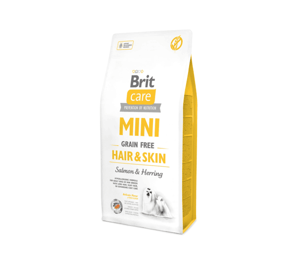 Brit Care Mini Hair&Skin sausas maistas mažų veislių šunims