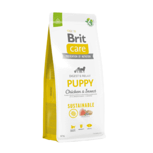 Brit Care Sustainable Puppy Chicken&Insect sausas maistas šuniukams
