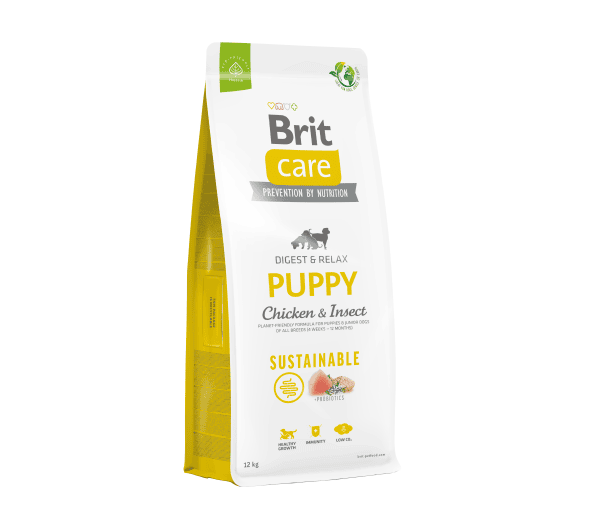 Brit Care Sustainable Puppy Chicken&Insect sausas maistas šuniukams Brit Care Sustainable Puppy Chicken&Insect sausas maistas šuniukams