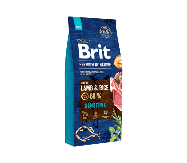 Brit Premium By Nature Sensitive Lamb sausas maistas šunims