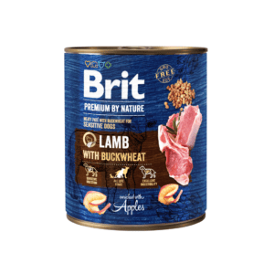 Brit Premium by Nature konservai šunims Lamb with Buckwheat 400g x 6vnt