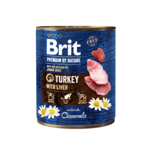 Brit Premium by Nature konservai šunims Turkey with Liver 800 g
