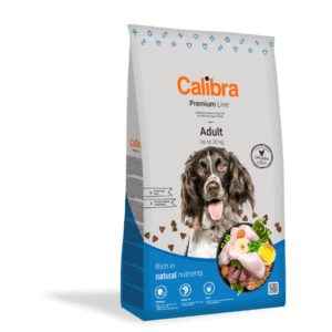CALIBRA Dog Premium Line Adult sausas maistas suaugusiems šunims su vištiena, 12 kg