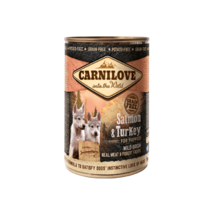 Carnilove konservai šunims Wild Meat Salmon&Turkey for Puppies 400 g x 6 vnt