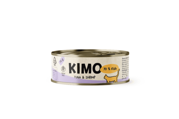 Kimo TunaShrimp konservai katems su tunu ir krevetemis 70g